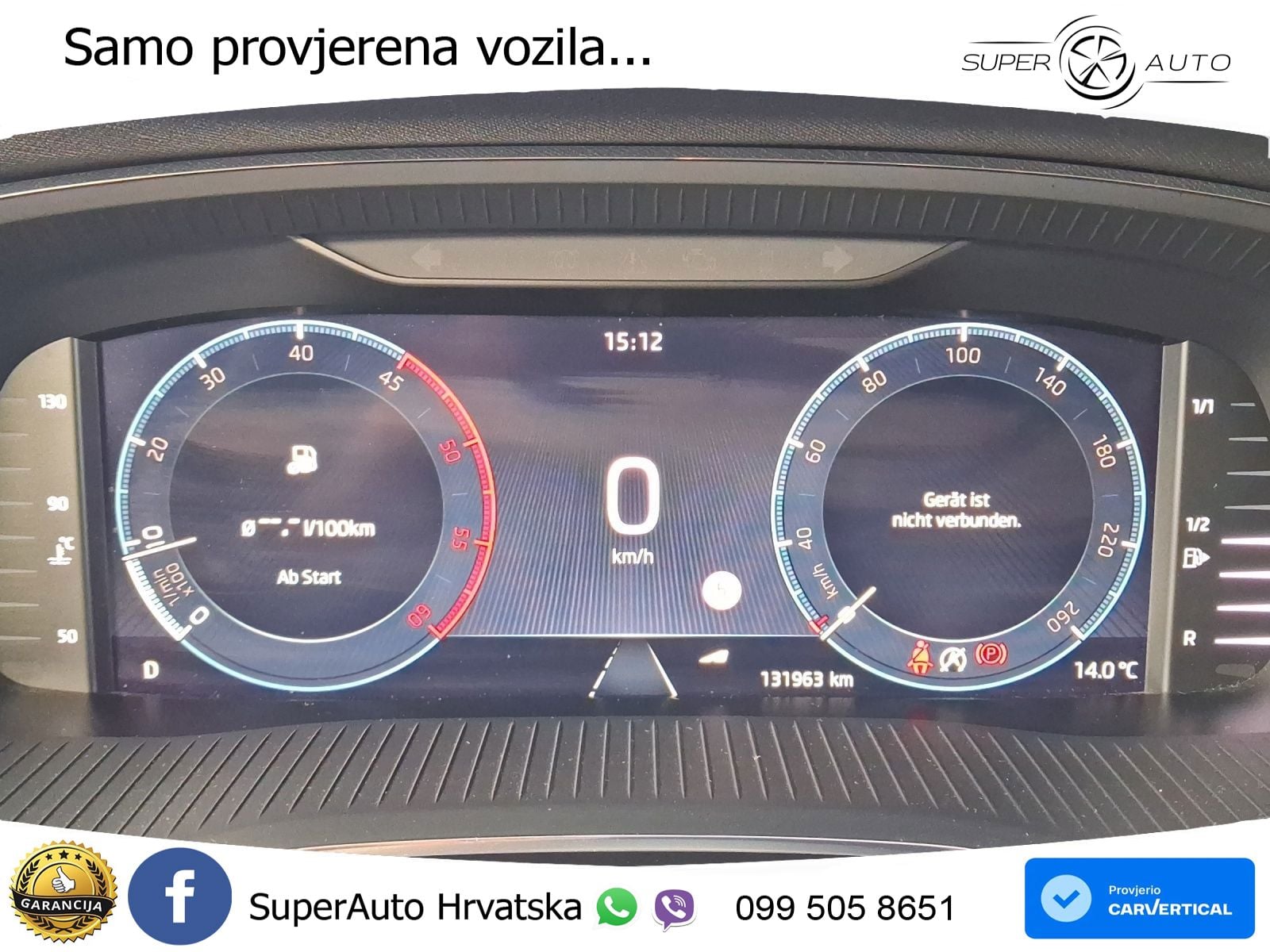 Škoda Octavia Combi 2.0 TDI (150 KS) DSG MATRIX+GR SJED+KAM