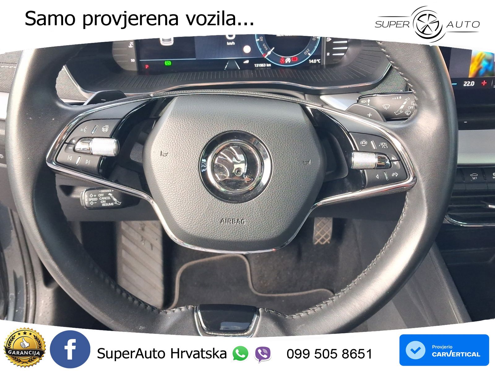 Škoda Octavia Combi 2.0 TDI (150 KS) DSG MATRIX+GR SJED+KAM
