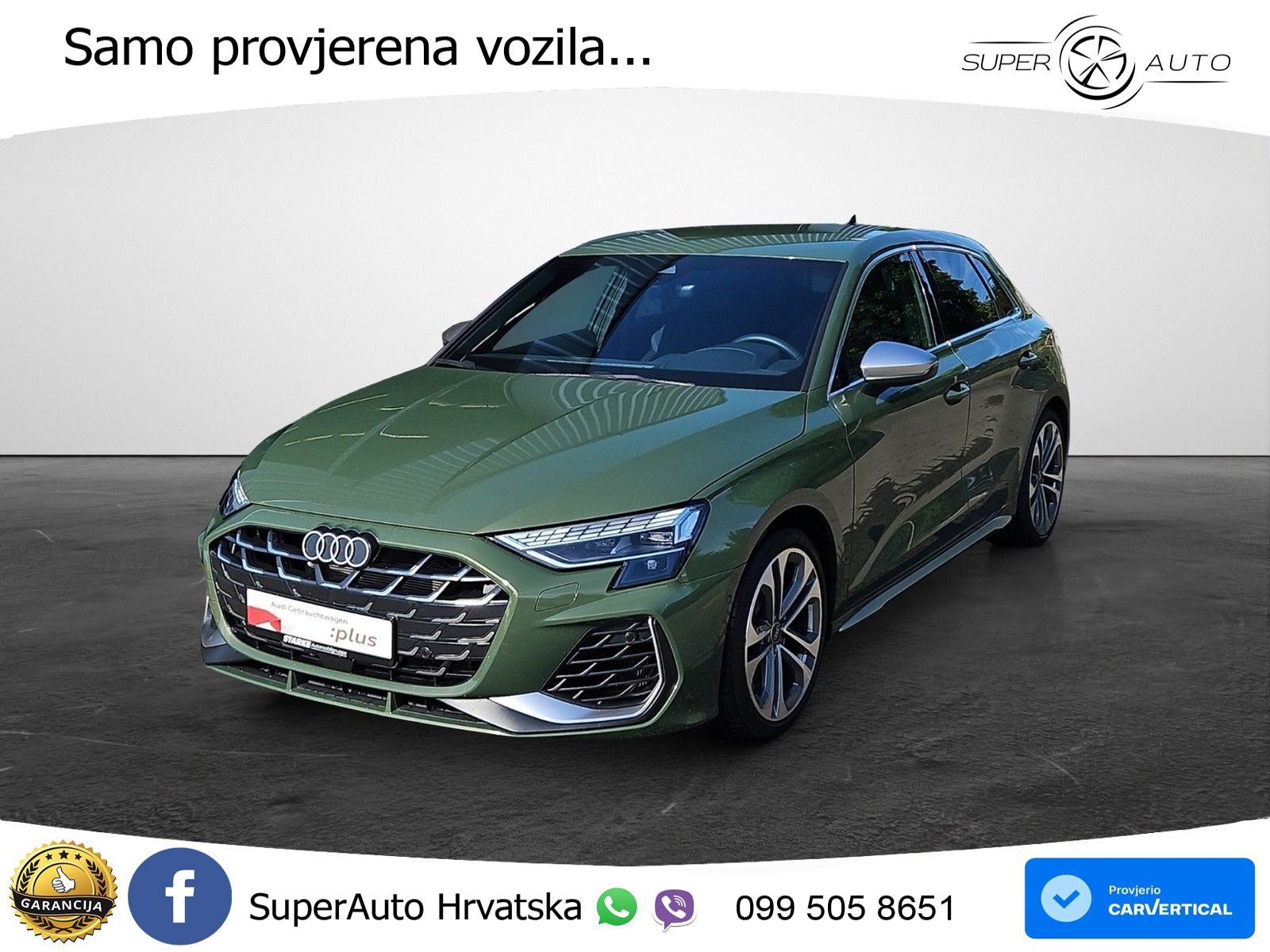 Audi S3 2.0 TFSI (333 KS) quattro S tronic LED+ACC