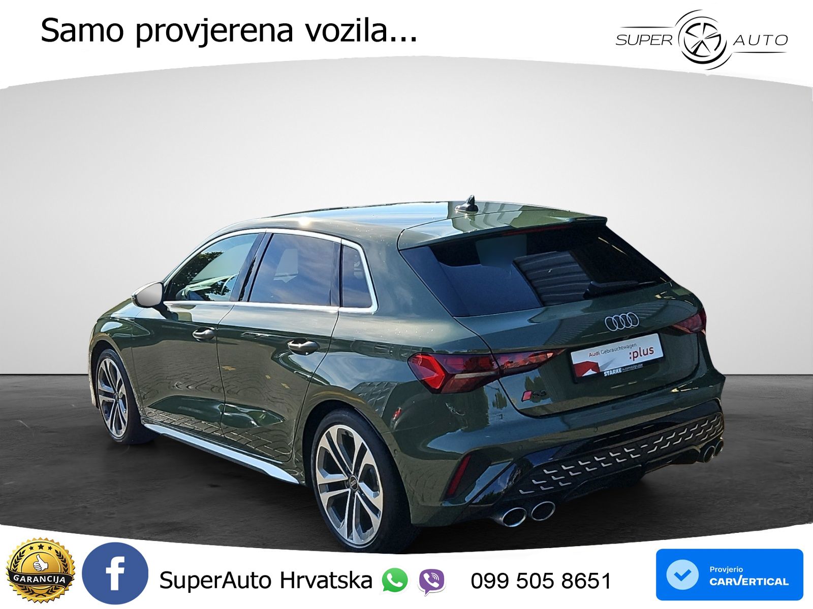 Audi S3 2.0 TFSI (333 KS) quattro S tronic LED+ACC