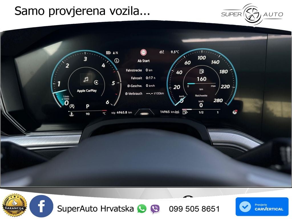 Volkswagen Touareg 3.0 V6 TDI (286 KS) 4MOTION Tiptronic ZRAČNI+ACC+GR SJED+KAM+PANO
