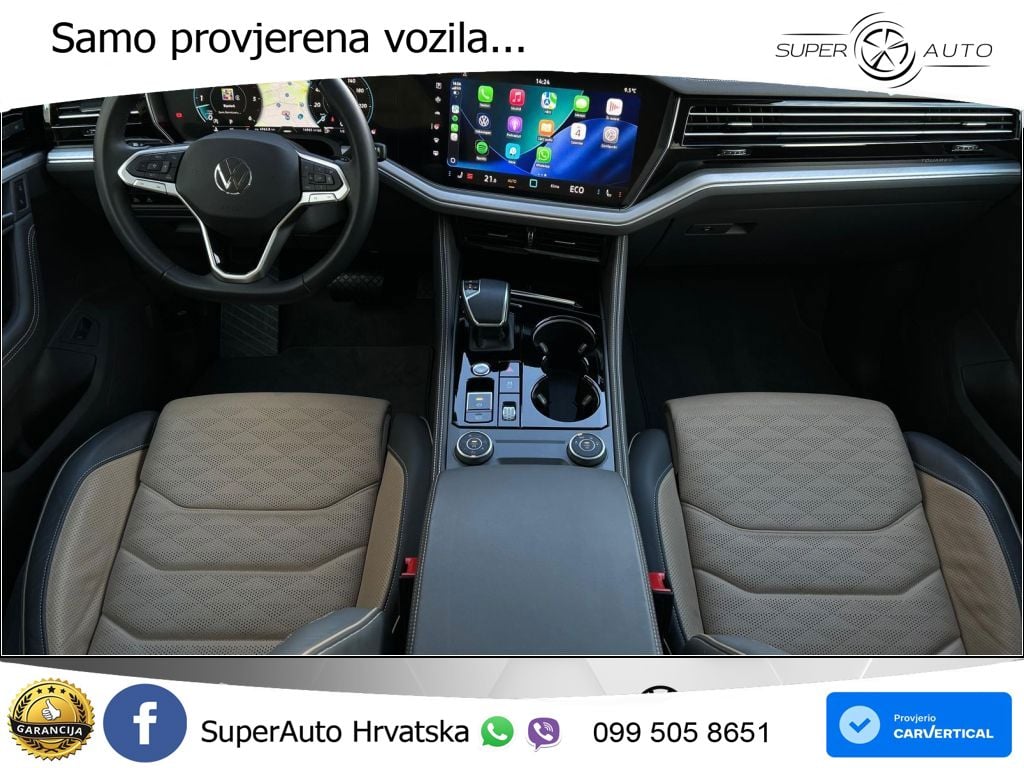 Volkswagen Touareg 3.0 V6 TDI (286 KS) 4MOTION Tiptronic ZRAČNI+ACC+GR SJED+KAM+PANO