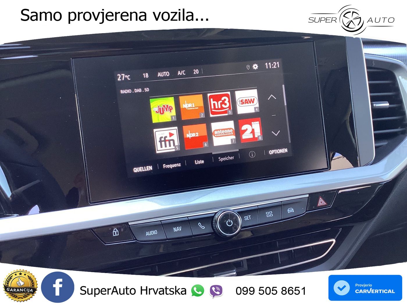 Opel Grandland 1.2i Turbo (130 KS) Automatic LED+GR SJED+ACC