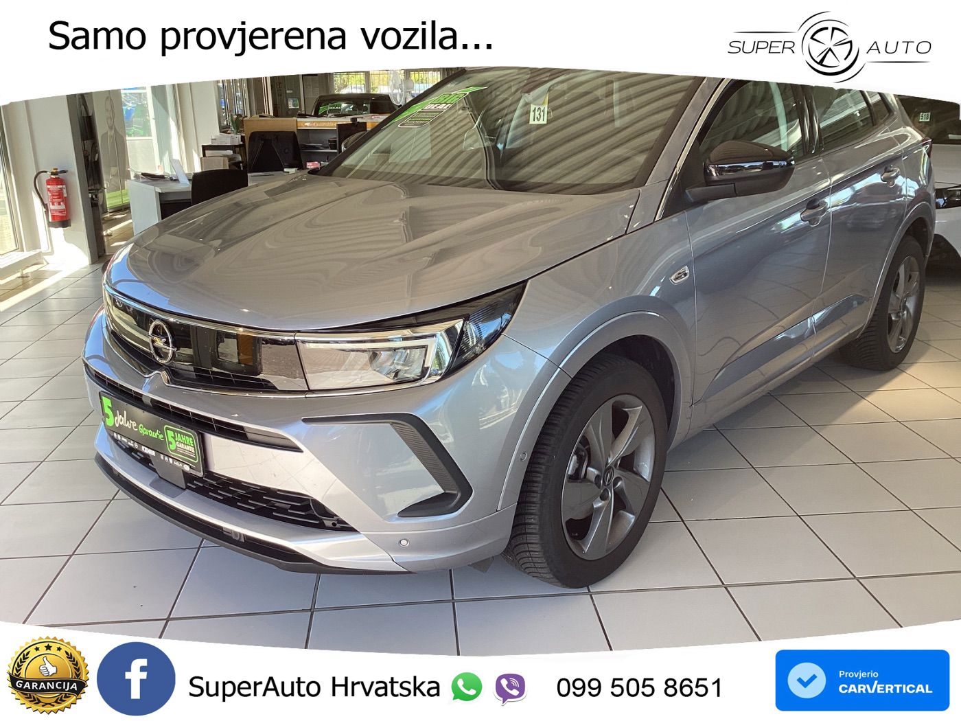 Opel Grandland 1.2i Turbo (130 KS) Automatic LED+GR SJED+ACC