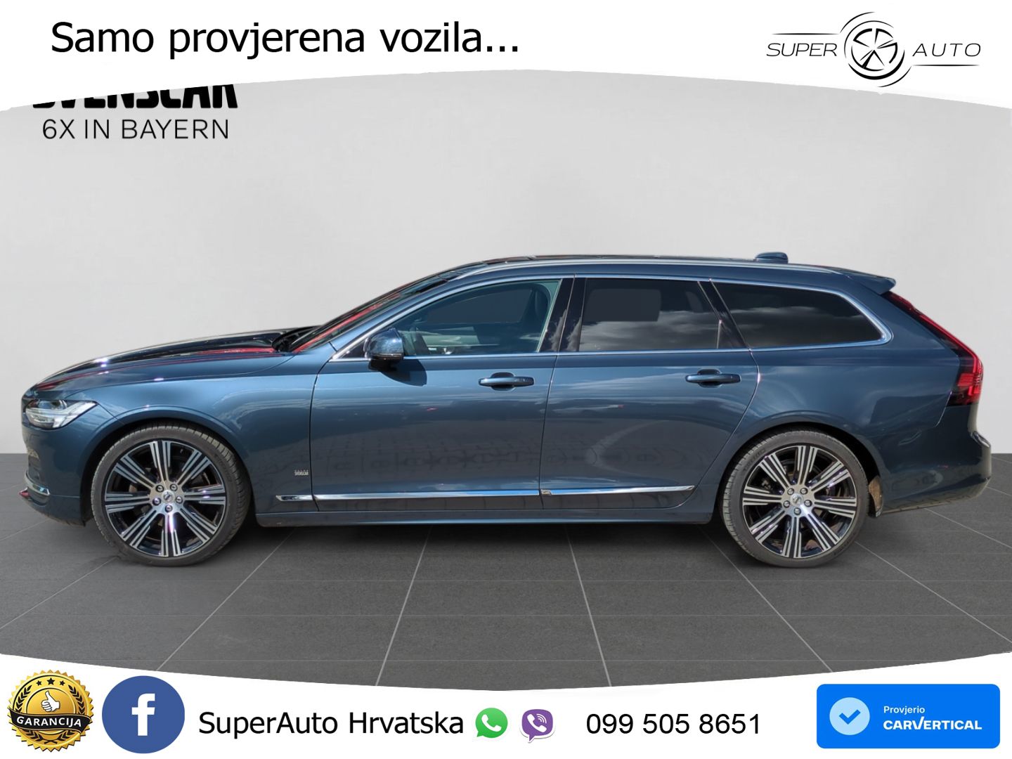 Volvo V90 2.0 B5 Diesel AWD Geartronic LED+GR SJED+ACC