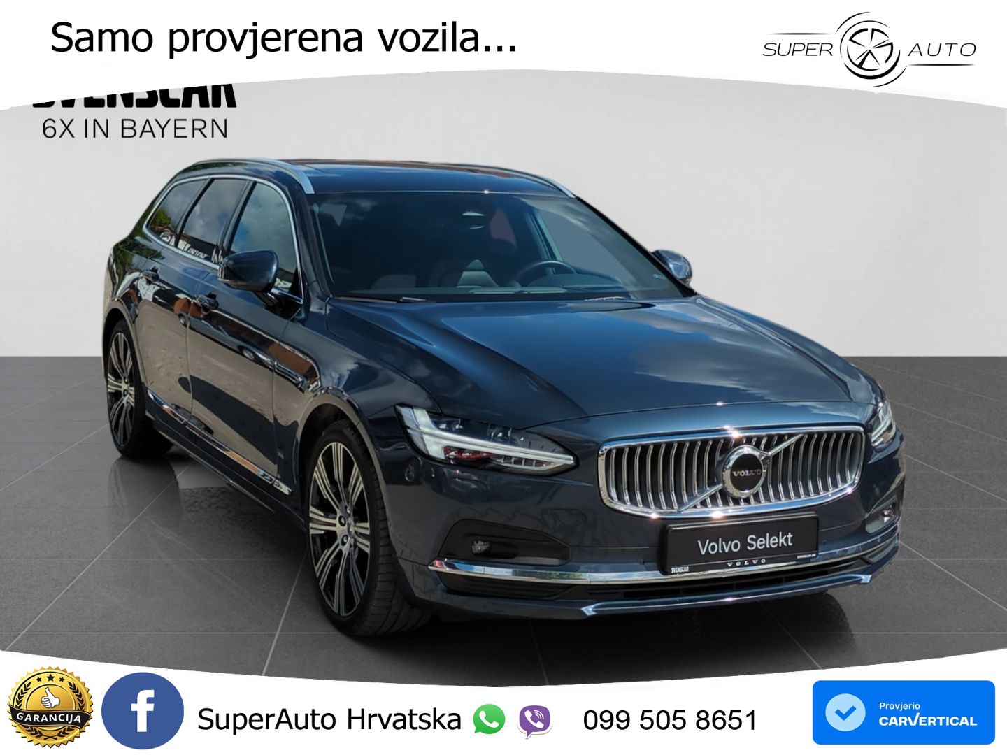 Volvo V90 2.0 B5 Diesel AWD Geartronic LED+GR SJED+ACC