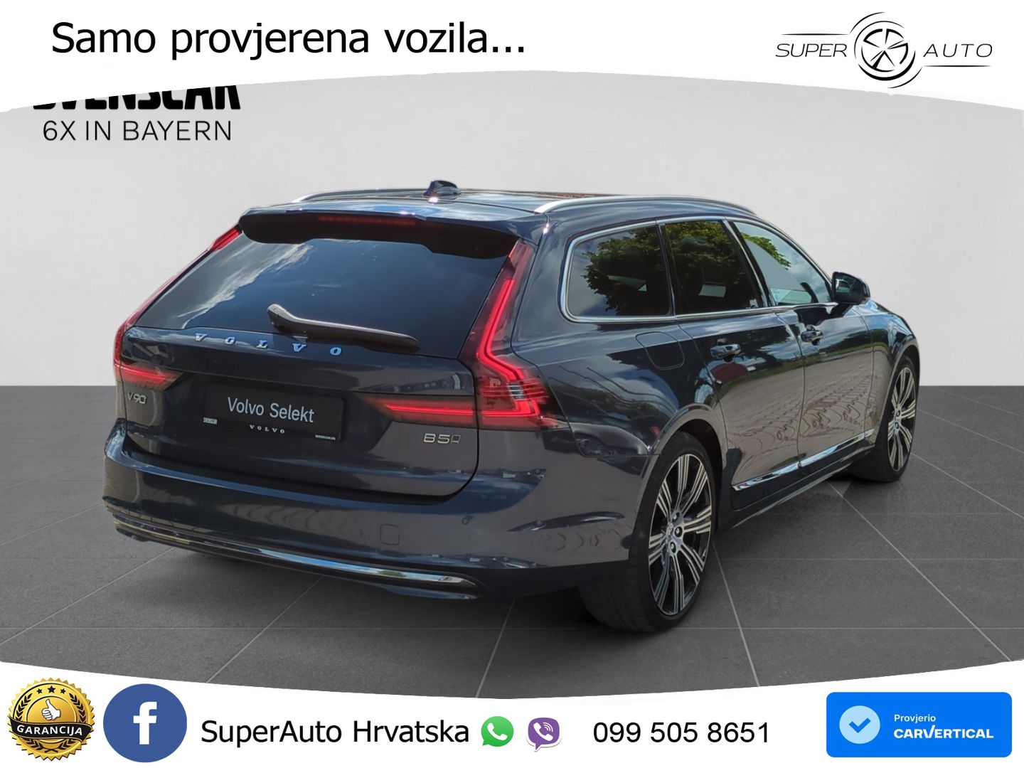 Volvo V90 2.0 B5 Diesel AWD Geartronic LED+GR SJED+ACC