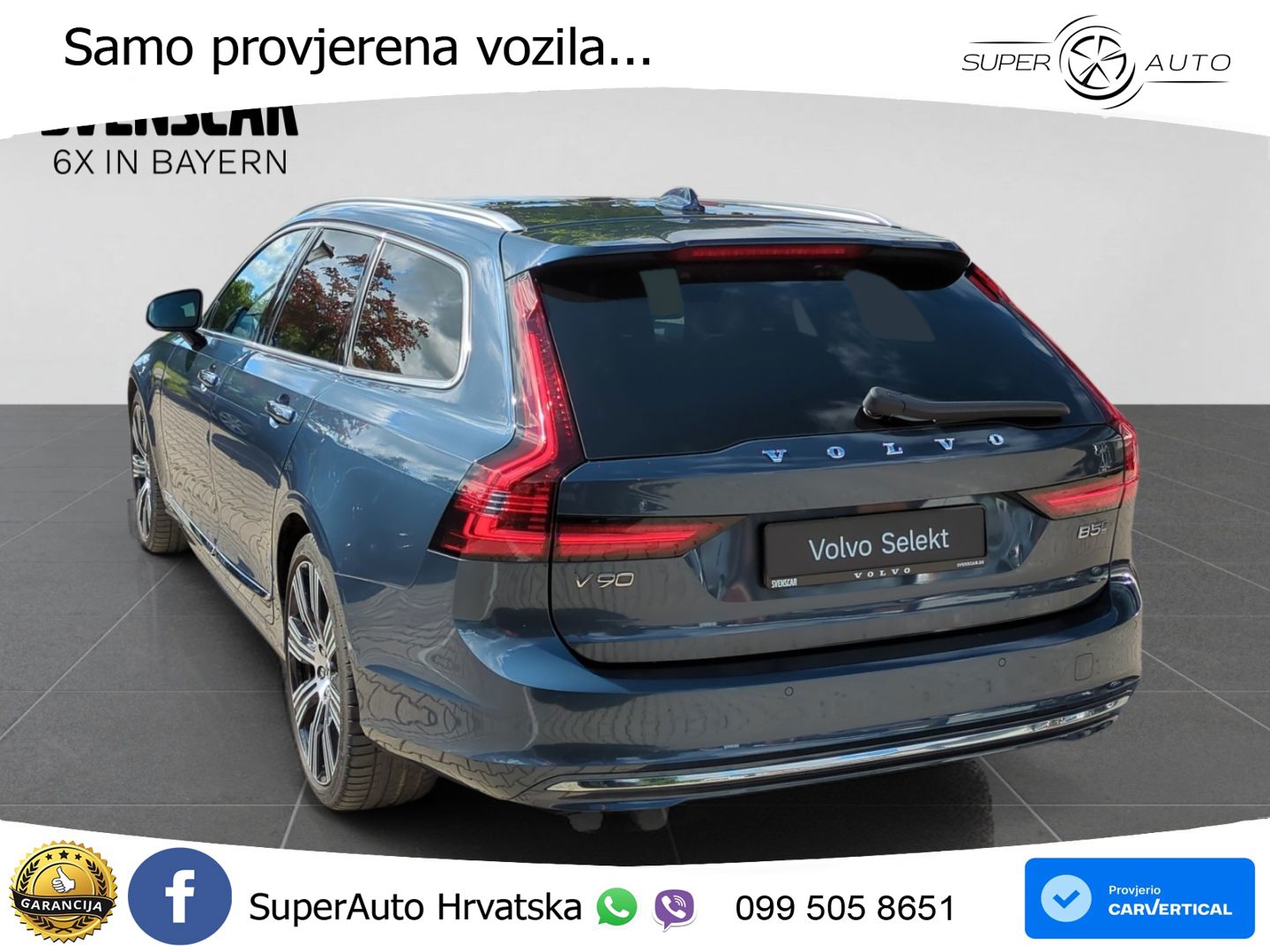 Volvo V90 2.0 B5 Diesel AWD Geartronic LED+GR SJED+ACC