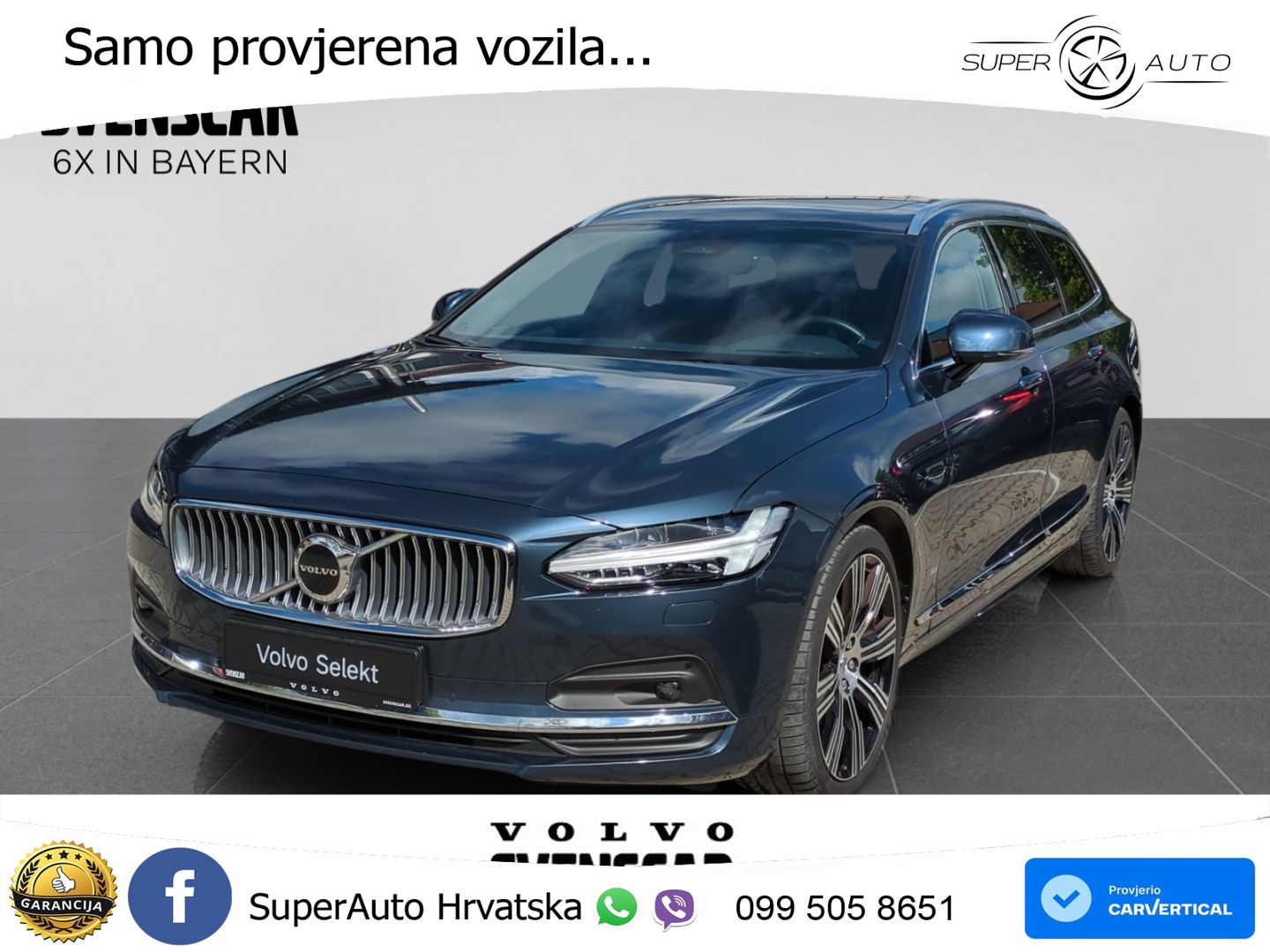 Volvo V90 2.0 B5 Diesel AWD Geartronic LED+GR SJED+ACC