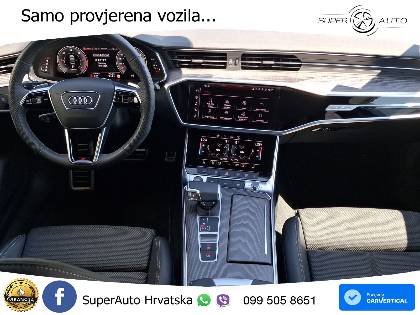 Audi A6 40 TDI (204 KS) quattro ultra S tronic 2x S line LED+GR SJED+ACC