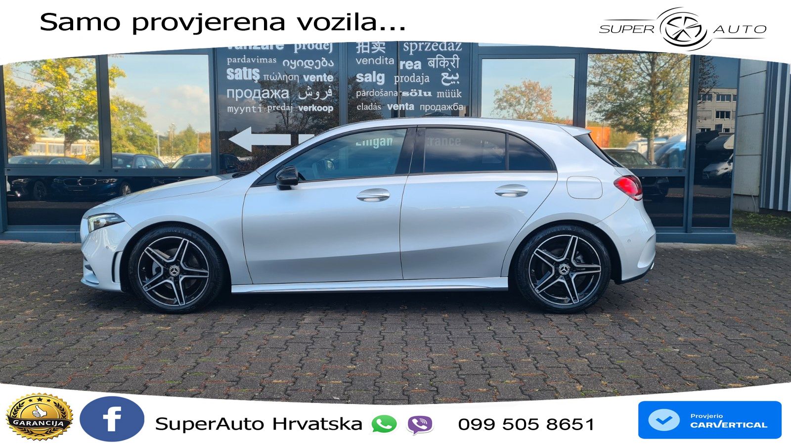 Mercedes-Benz A 200d 8G-DCT AMG LED+GR SJED+ACC