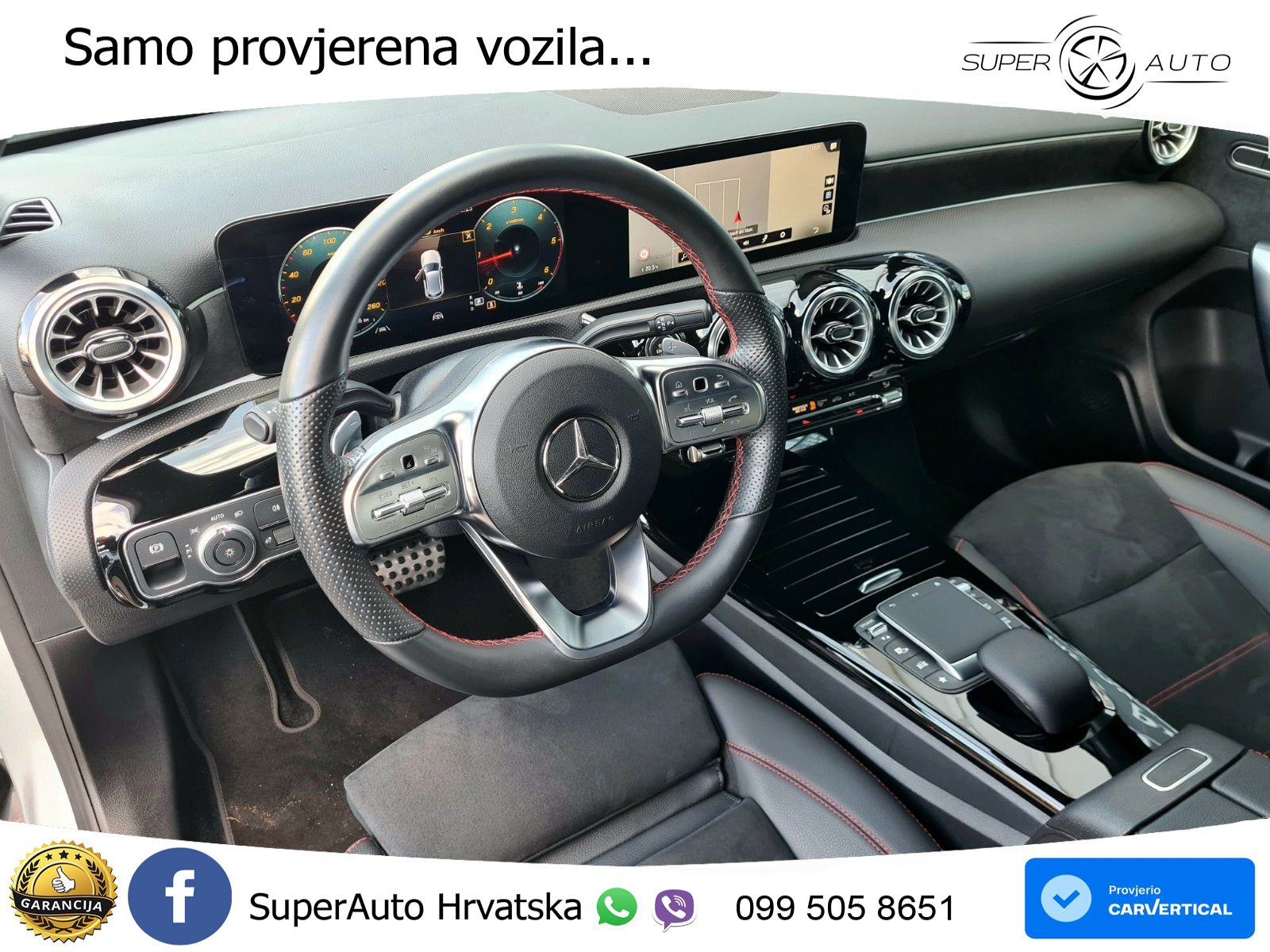 Mercedes-Benz A 200d 8G-DCT AMG LED+GR SJED+ACC
