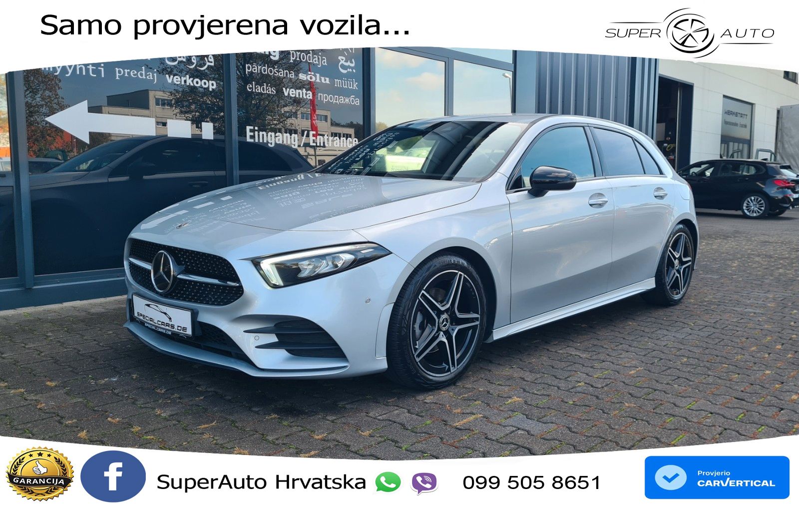 Mercedes-Benz A 200d 8G-DCT AMG LED+GR SJED+ACC