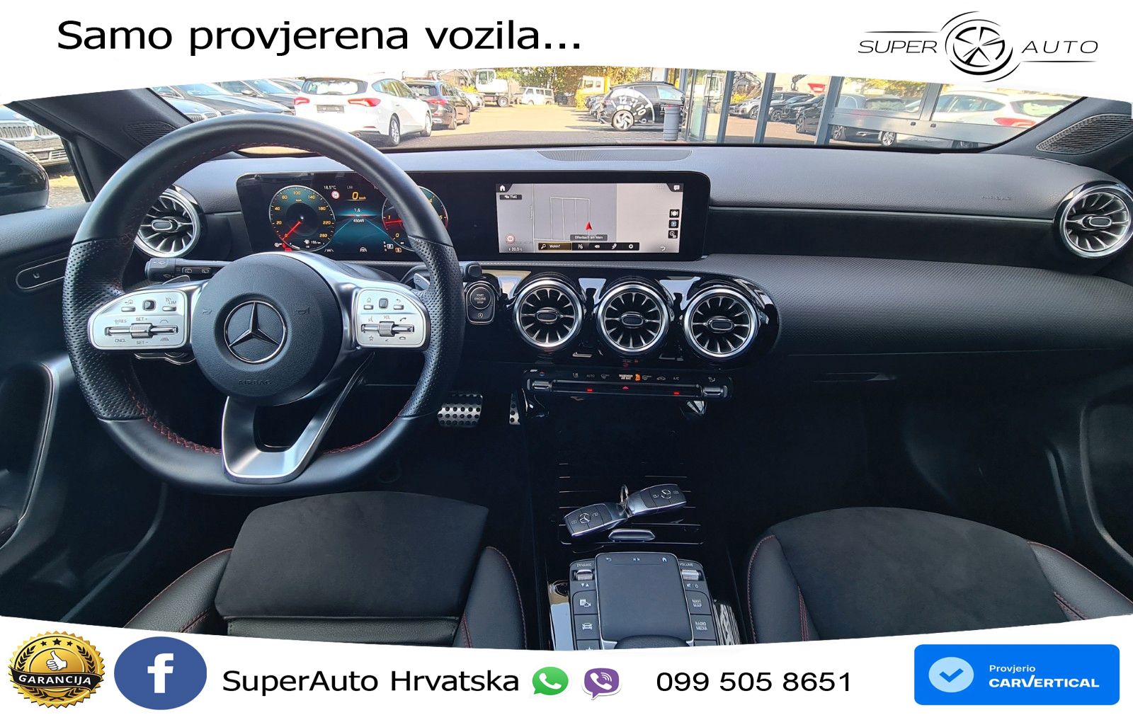 Mercedes-Benz A 200d 8G-DCT AMG LED+GR SJED+ACC