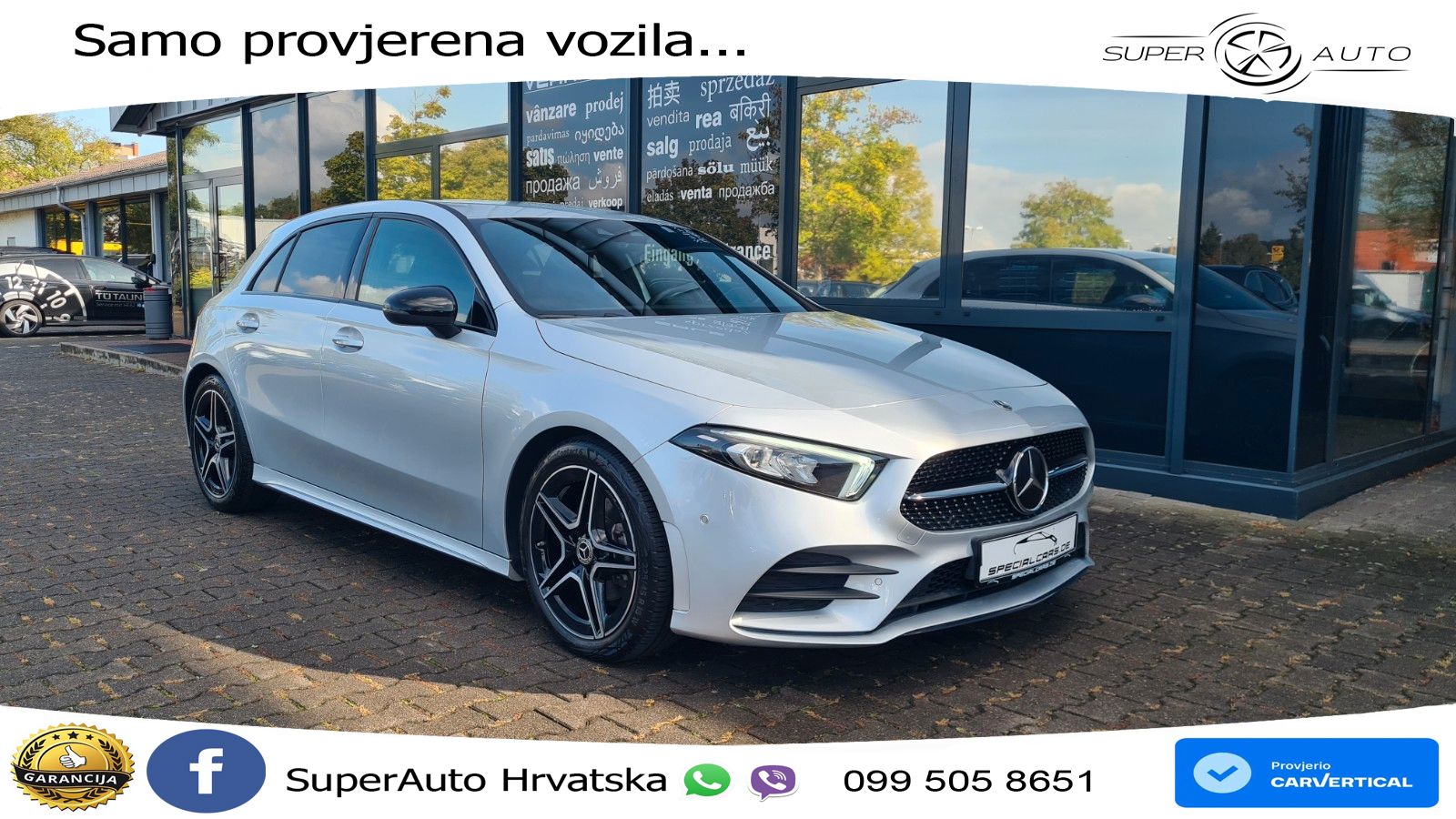 Mercedes-Benz A 200d 8G-DCT AMG LED+GR SJED+ACC