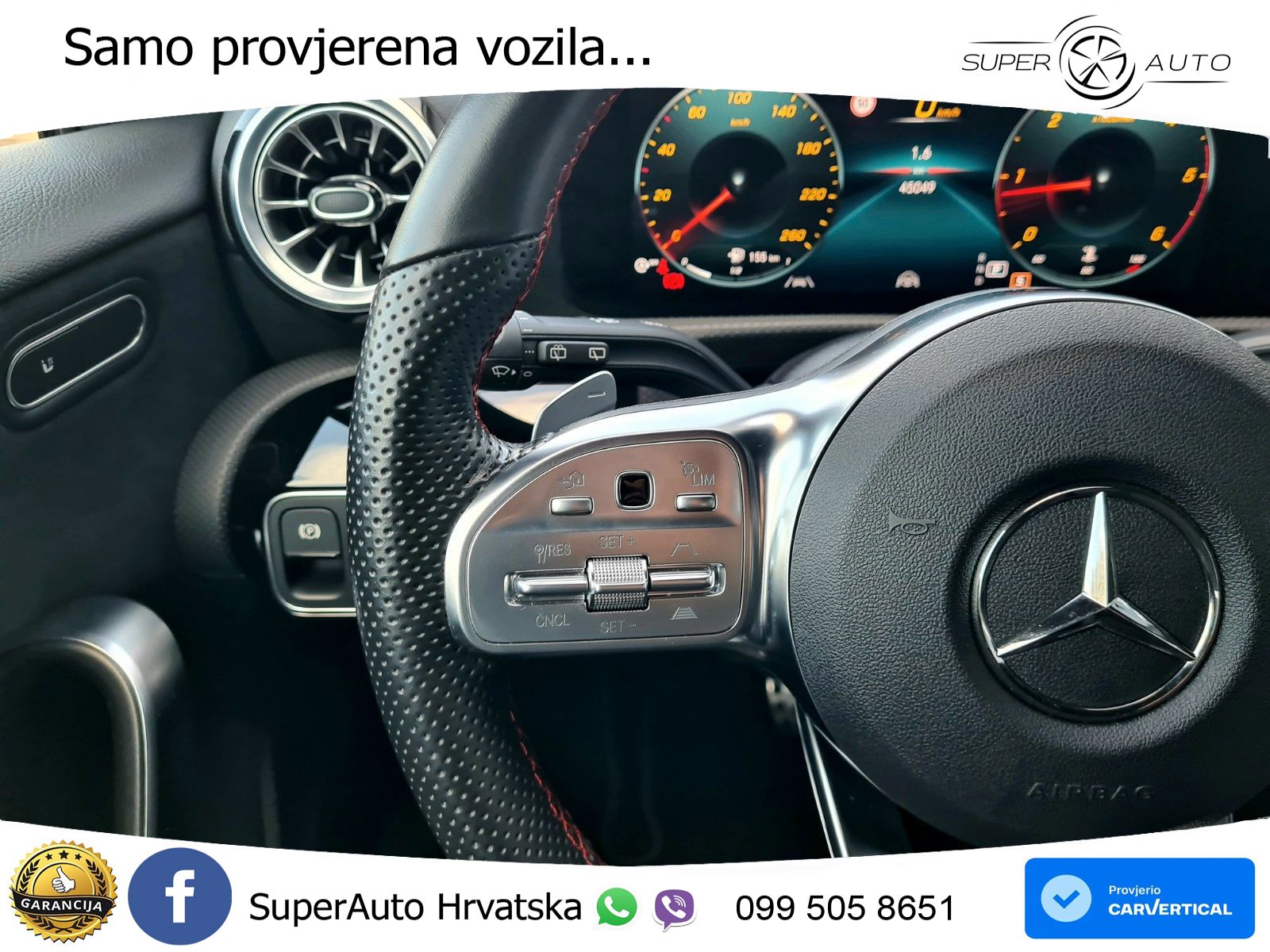 Mercedes-Benz A 200d 8G-DCT AMG LED+GR SJED+ACC
