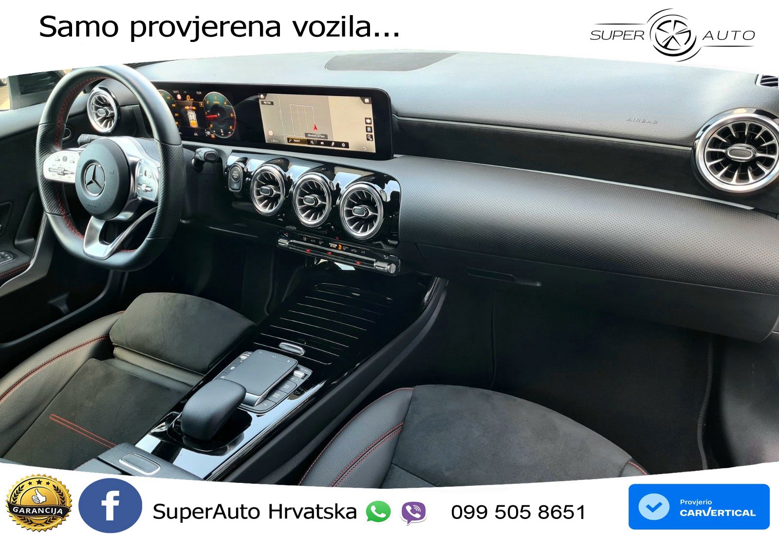 Mercedes-Benz A 200d 8G-DCT AMG LED+GR SJED+ACC