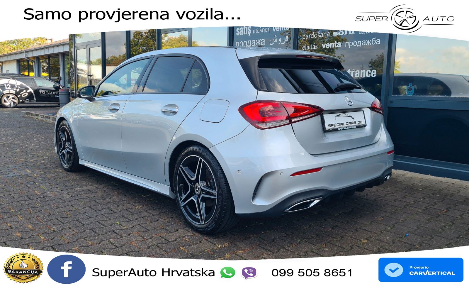 Mercedes-Benz A 200d 8G-DCT AMG LED+GR SJED+ACC
