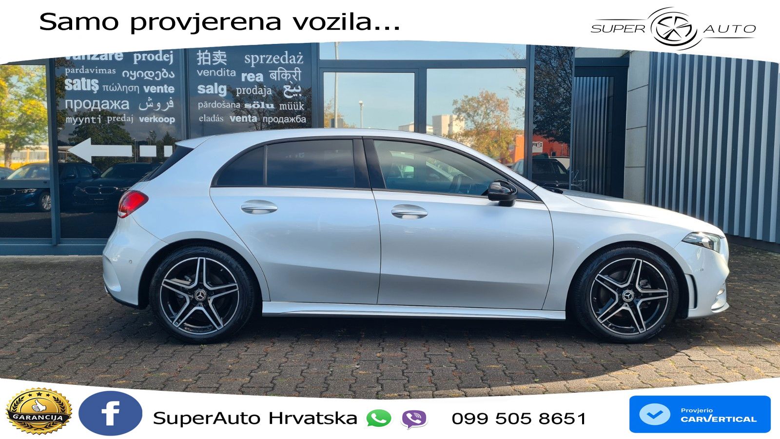 Mercedes-Benz A 200d 8G-DCT AMG LED+GR SJED+ACC
