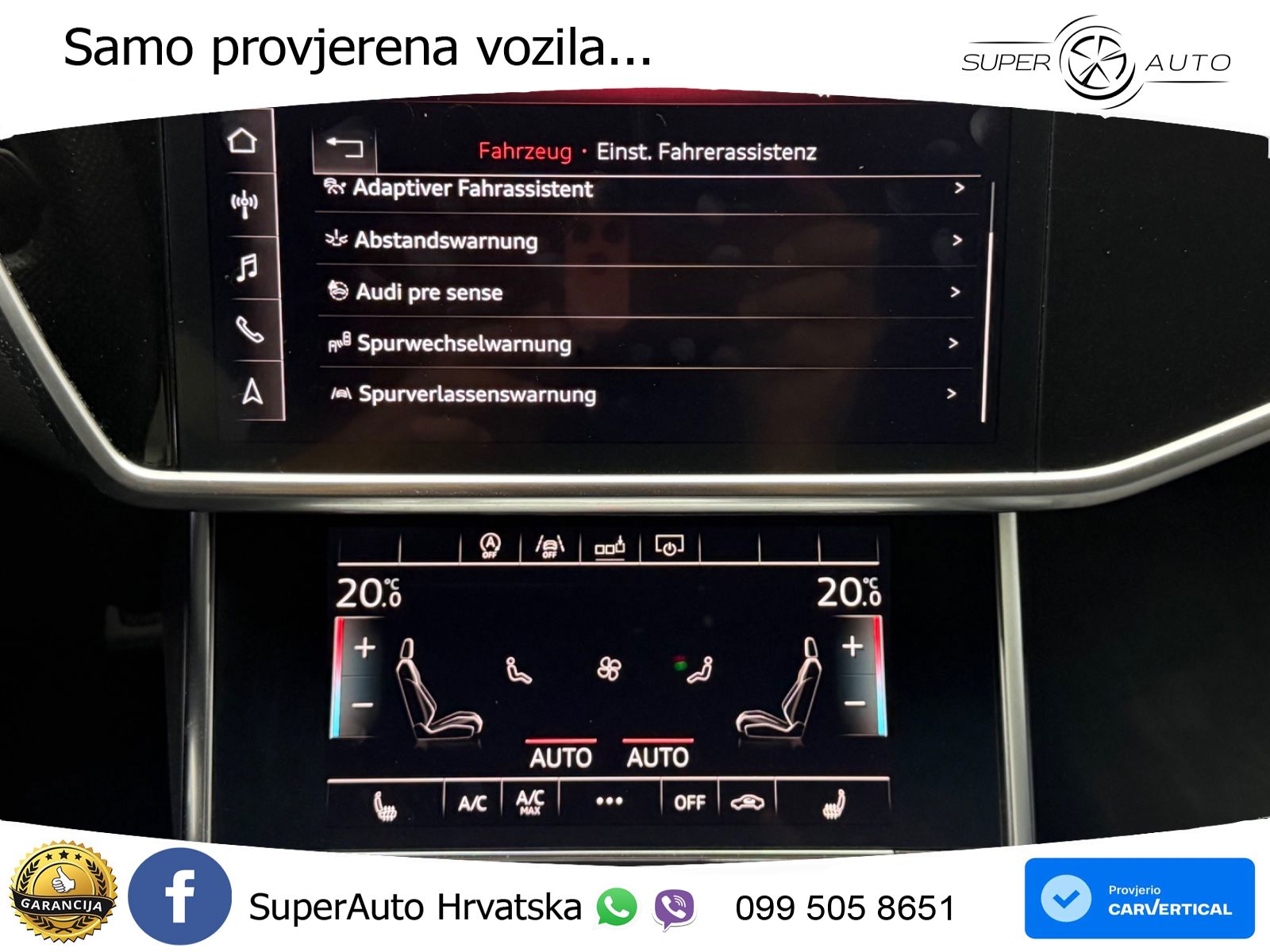 Audi A6 50 TDI V6 (286 KS) quattro tiptronic S line ZRAČNI+ACC+GR SJED+360