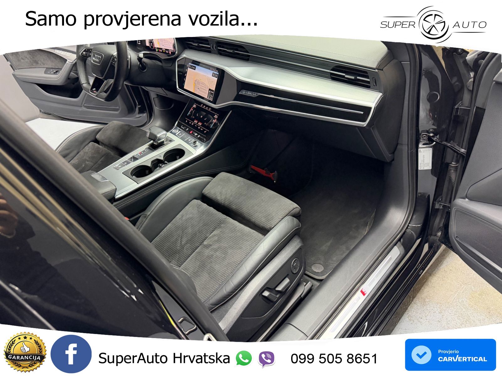 Audi A6 50 TDI V6 (286 KS) quattro tiptronic S line ZRAČNI+ACC+GR SJED+360