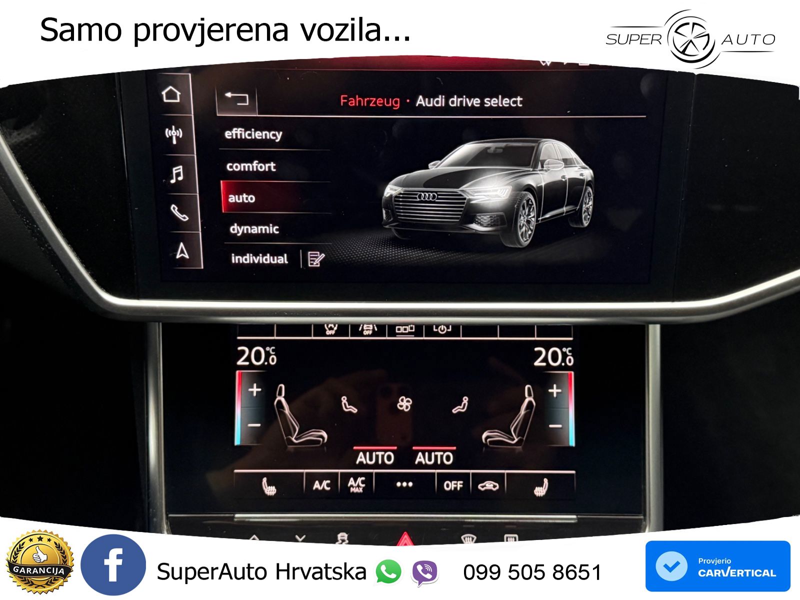 Audi A6 50 TDI V6 (286 KS) quattro tiptronic S line ZRAČNI+ACC+GR SJED+360