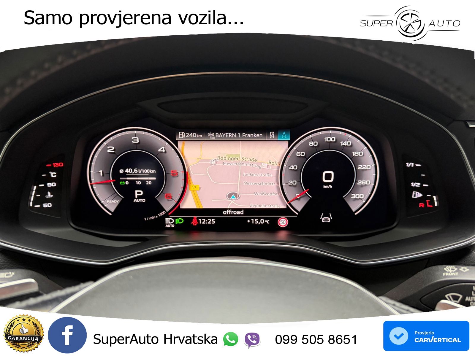 Audi A6 50 TDI V6 (286 KS) quattro tiptronic S line ZRAČNI+ACC+GR SJED+360