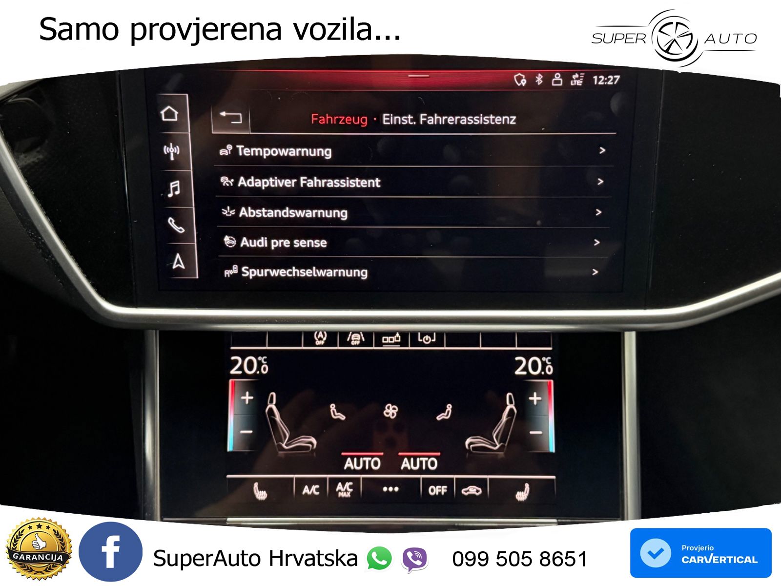 Audi A6 50 TDI V6 (286 KS) quattro tiptronic S line ZRAČNI+ACC+GR SJED+360