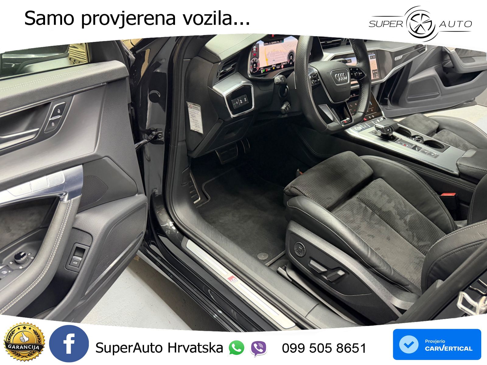 Audi A6 50 TDI V6 (286 KS) quattro tiptronic S line ZRAČNI+ACC+GR SJED+360