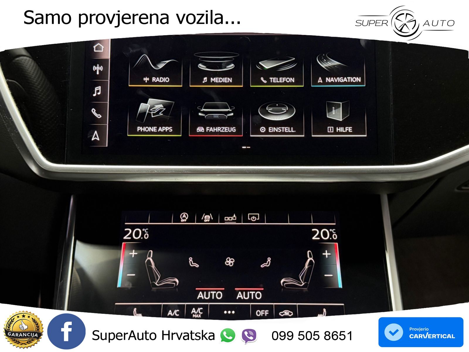 Audi A6 50 TDI V6 (286 KS) quattro tiptronic S line ZRAČNI+ACC+GR SJED+360