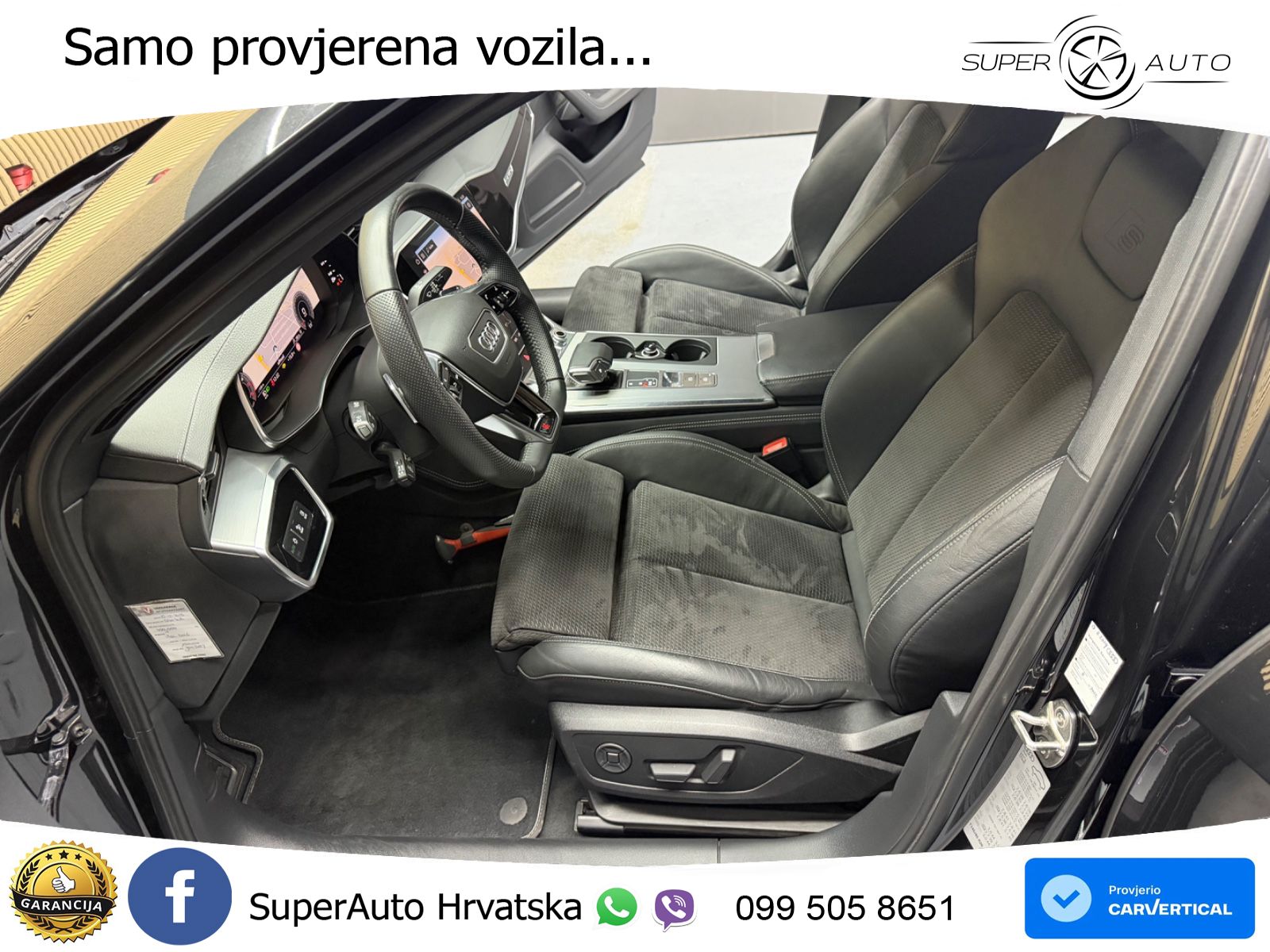 Audi A6 50 TDI V6 (286 KS) quattro tiptronic S line ZRAČNI+ACC+GR SJED+360