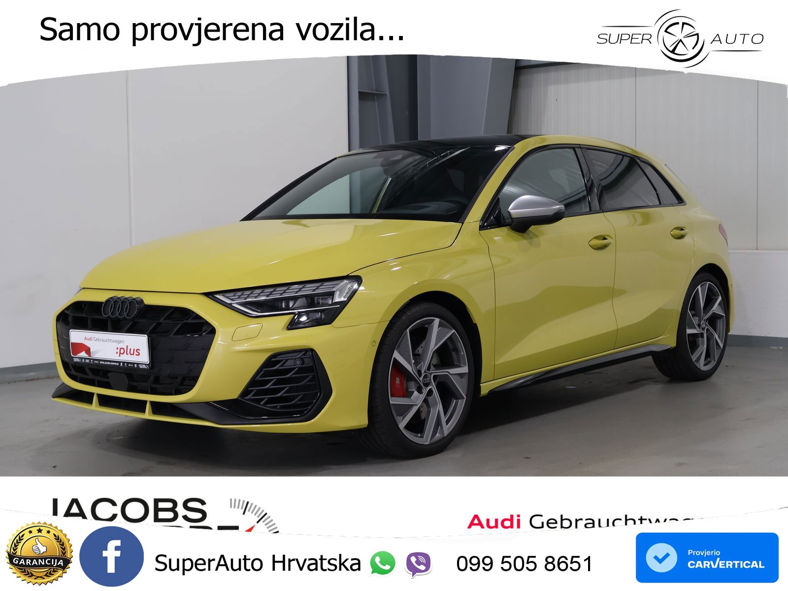 Audi S3 2.0 TFSI (333 KS) quattro S tronic MATRIX+GR SJED+KAM