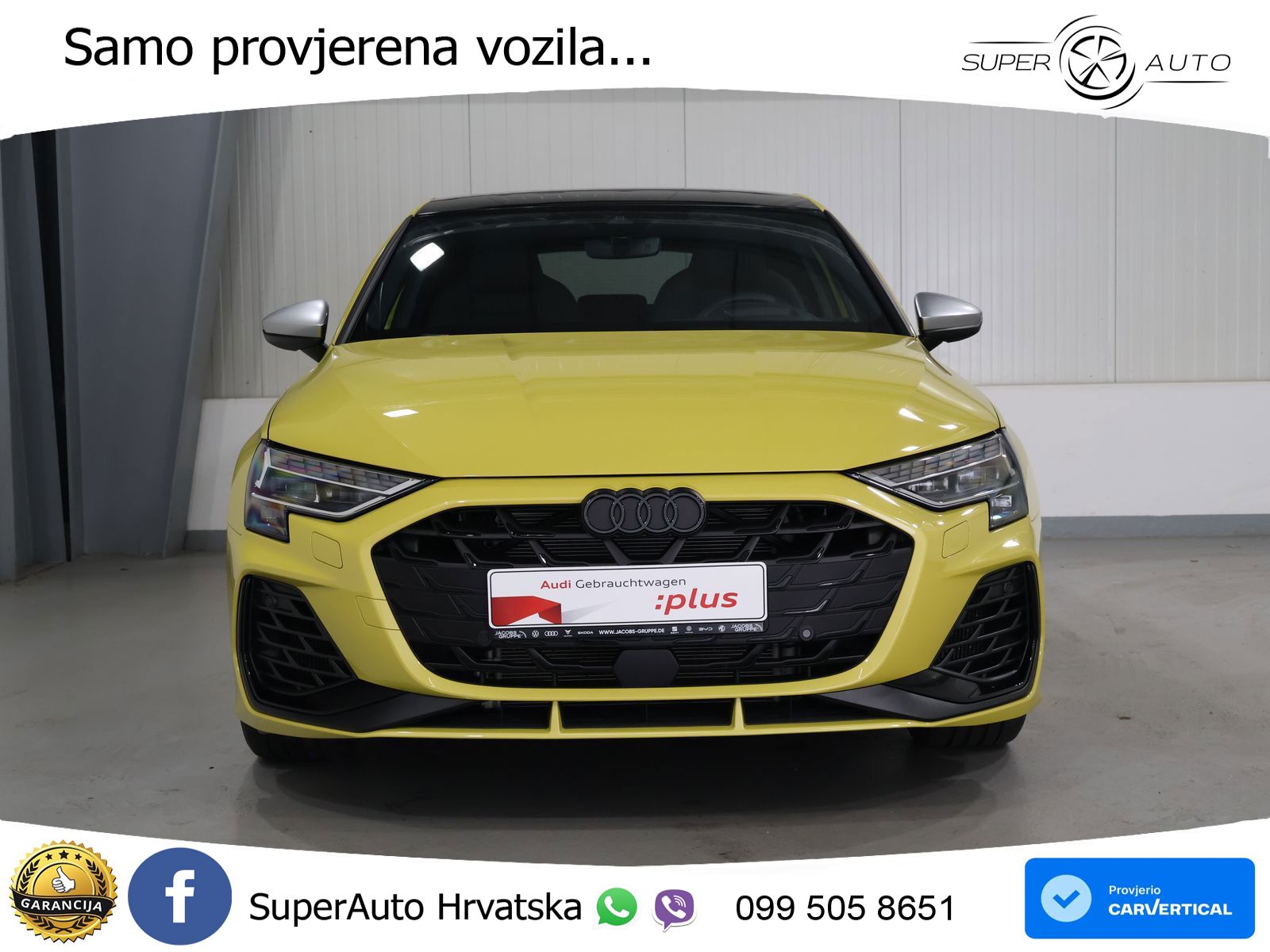 Audi S3 2.0 TFSI (333 KS) quattro S tronic MATRIX+GR SJED+KAM
