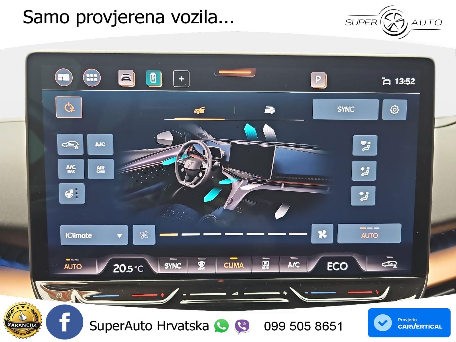 Cupra Tavascan 82 kWh (286 KS) LED+ACC
