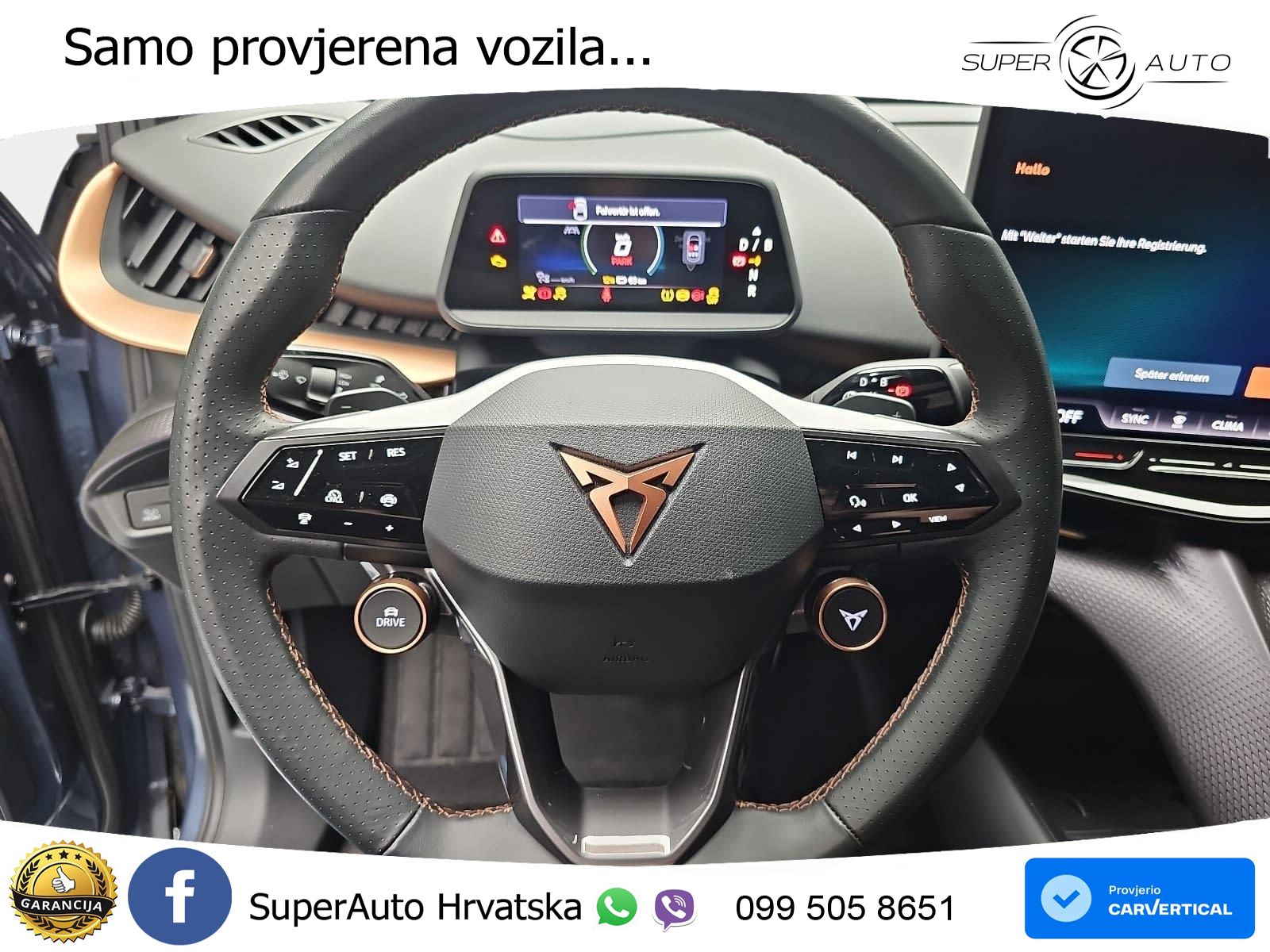 Cupra Tavascan 82 kWh (286 KS) LED+ACC