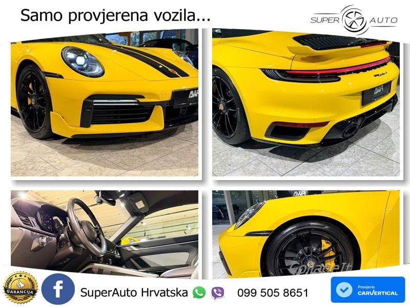 Porsche 911 Turbo S Cabriolet 3.8 (650 KS) PDK ZRAČNI+ACC+GR SJED+KAM