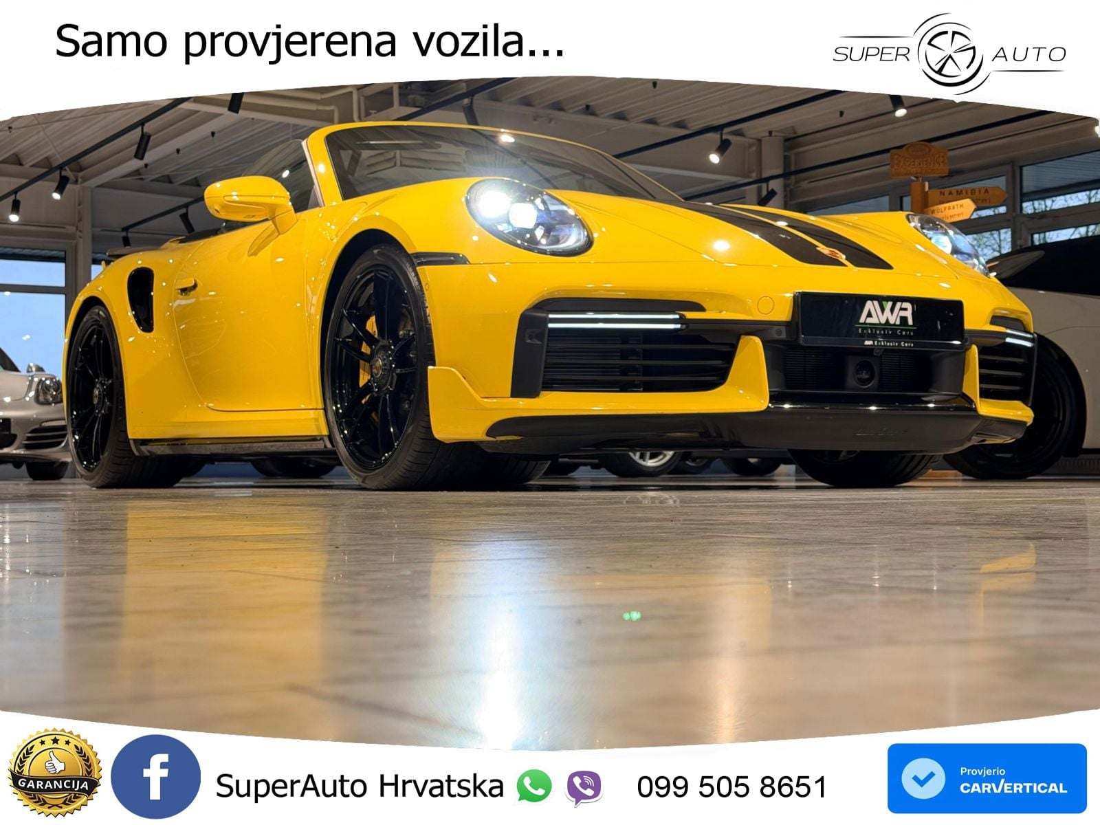 Porsche 911 Turbo S Cabriolet 3.8 (650 KS) PDK ZRAČNI+ACC+GR SJED+KAM