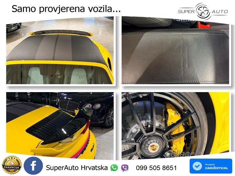 Porsche 911 Turbo S Cabriolet 3.8 (650 KS) PDK ZRAČNI+ACC+GR SJED+KAM