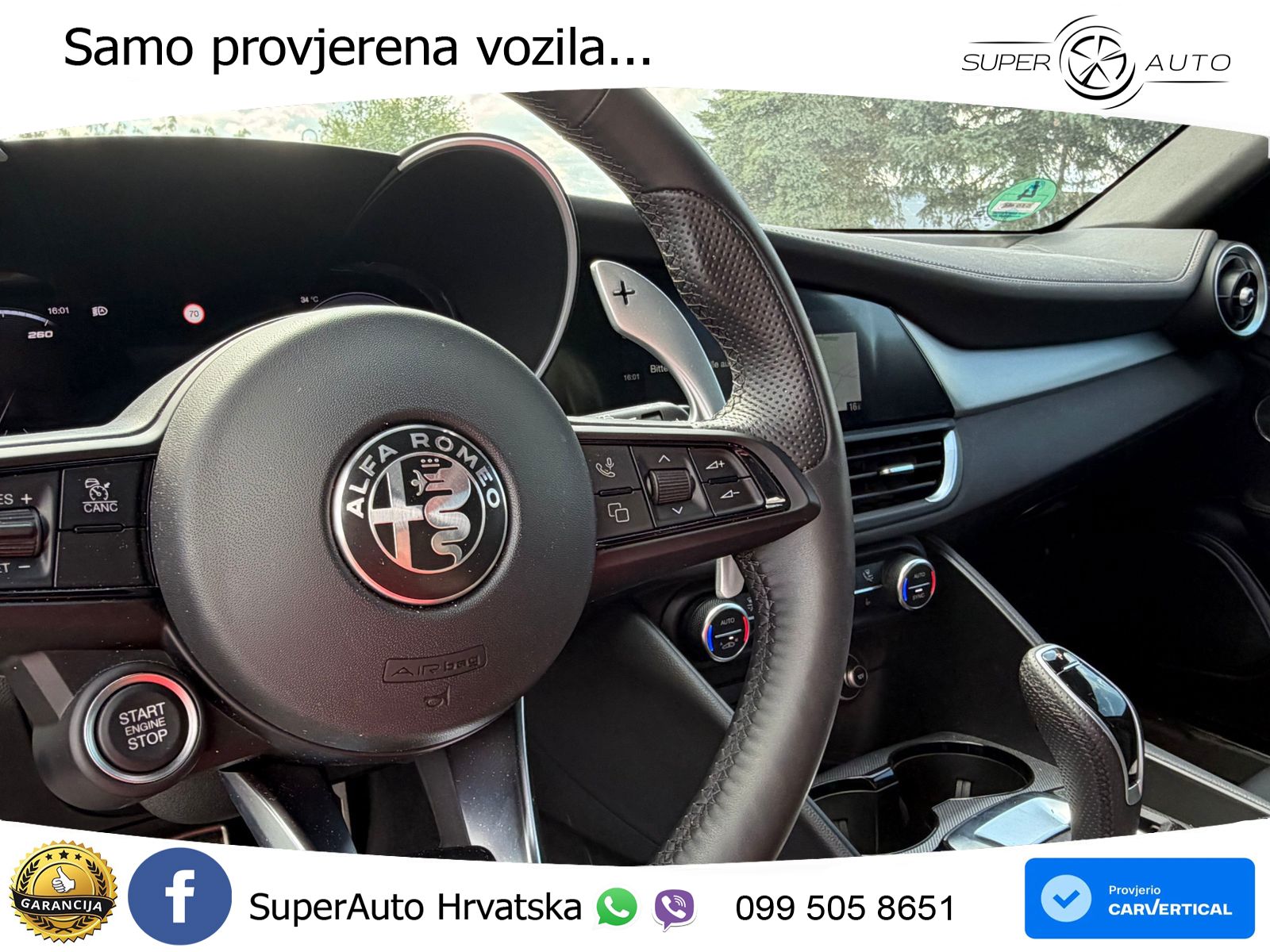 Alfa Romeo Giulia 2.0 Turbo (280 KS) Q4 Automatic LED+GR SJED+ACC