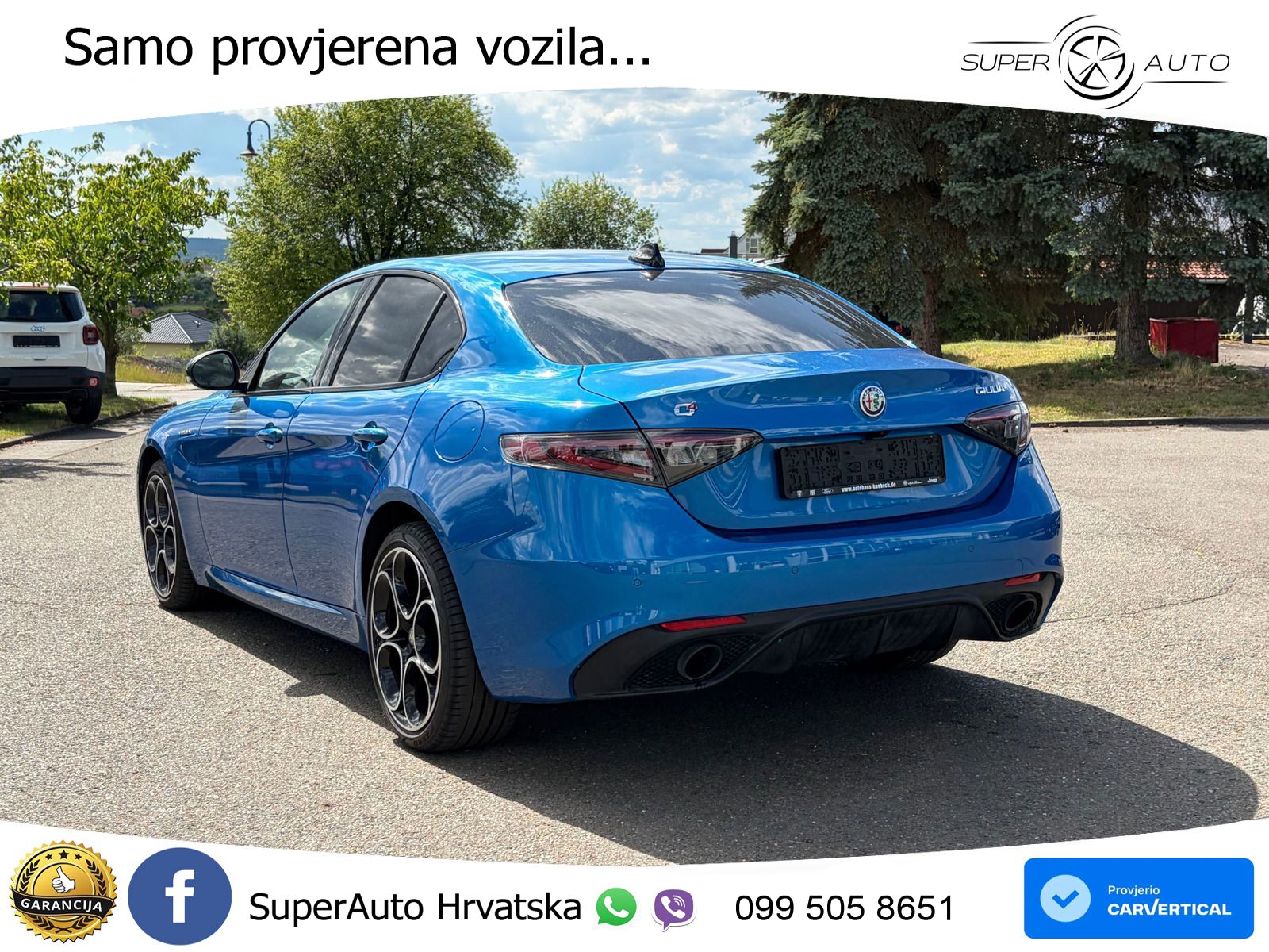 Alfa Romeo Giulia 2.0 Turbo (280 KS) Q4 Automatic LED+GR SJED+ACC