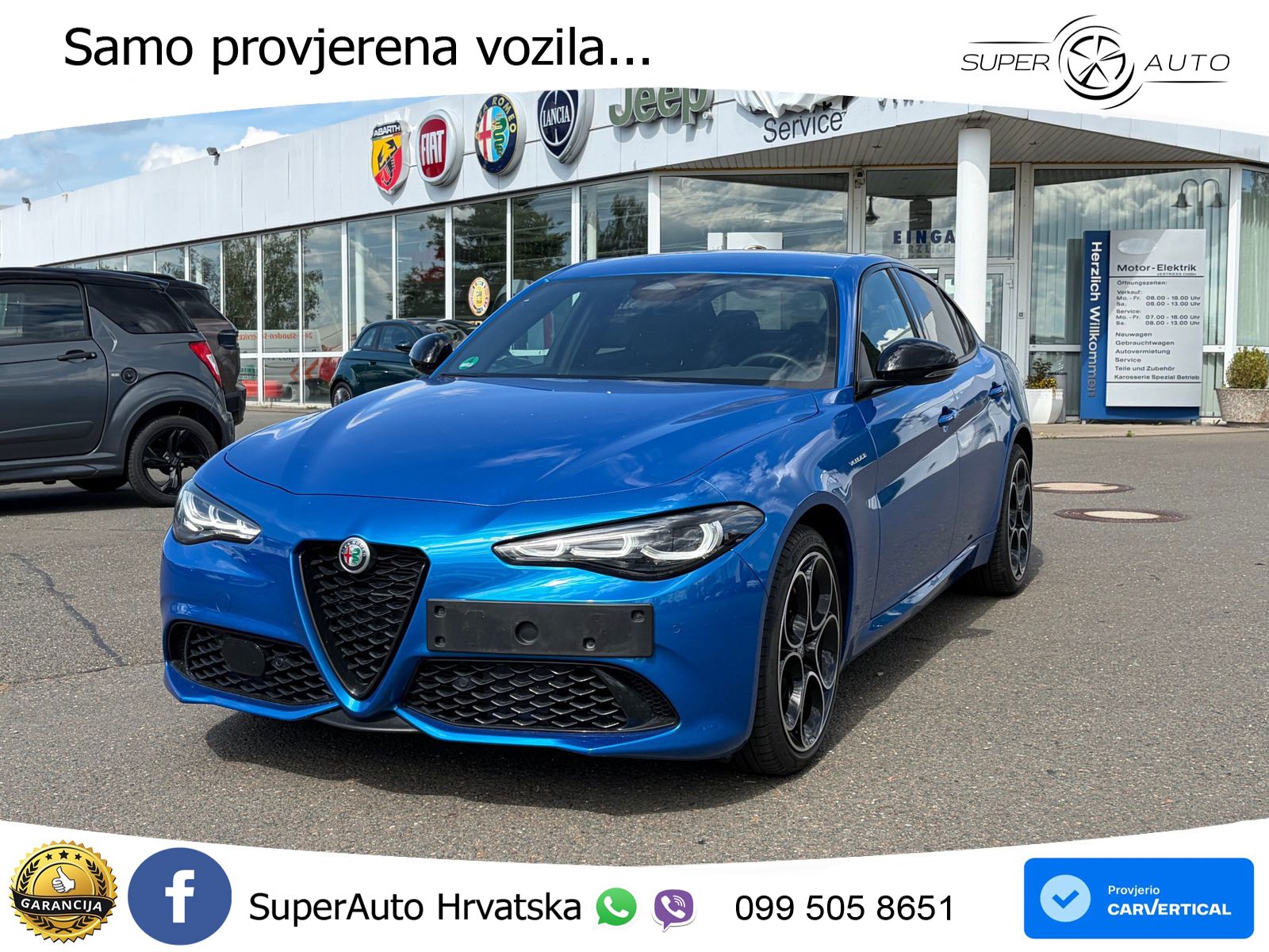 Alfa Romeo Giulia 2.0 Turbo (280 KS) Q4 Automatic LED+GR SJED+ACC
