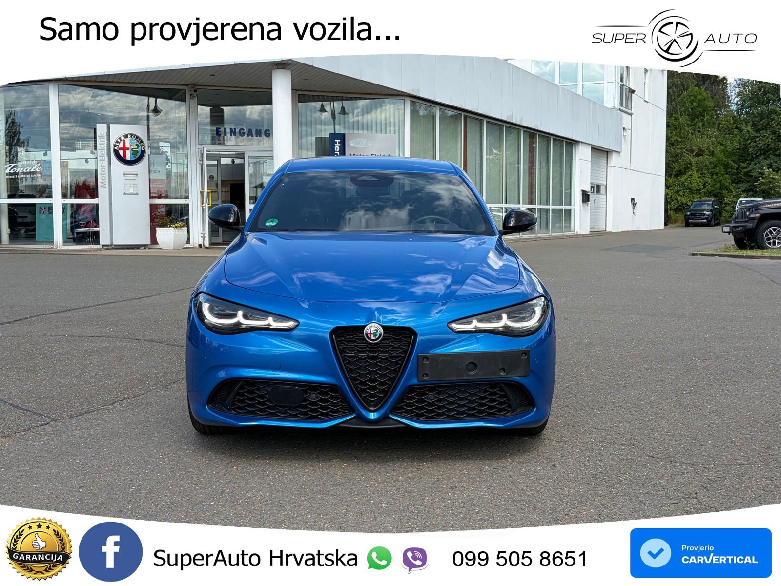 Alfa Romeo Giulia 2.0 Turbo (280 KS) Q4 Automatic LED+GR SJED+ACC