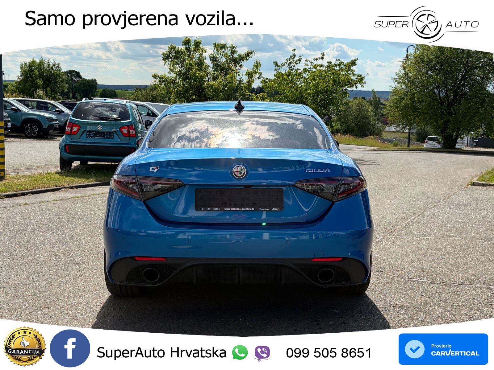 Alfa Romeo Giulia 2.0 Turbo (280 KS) Q4 Automatic LED+GR SJED+ACC