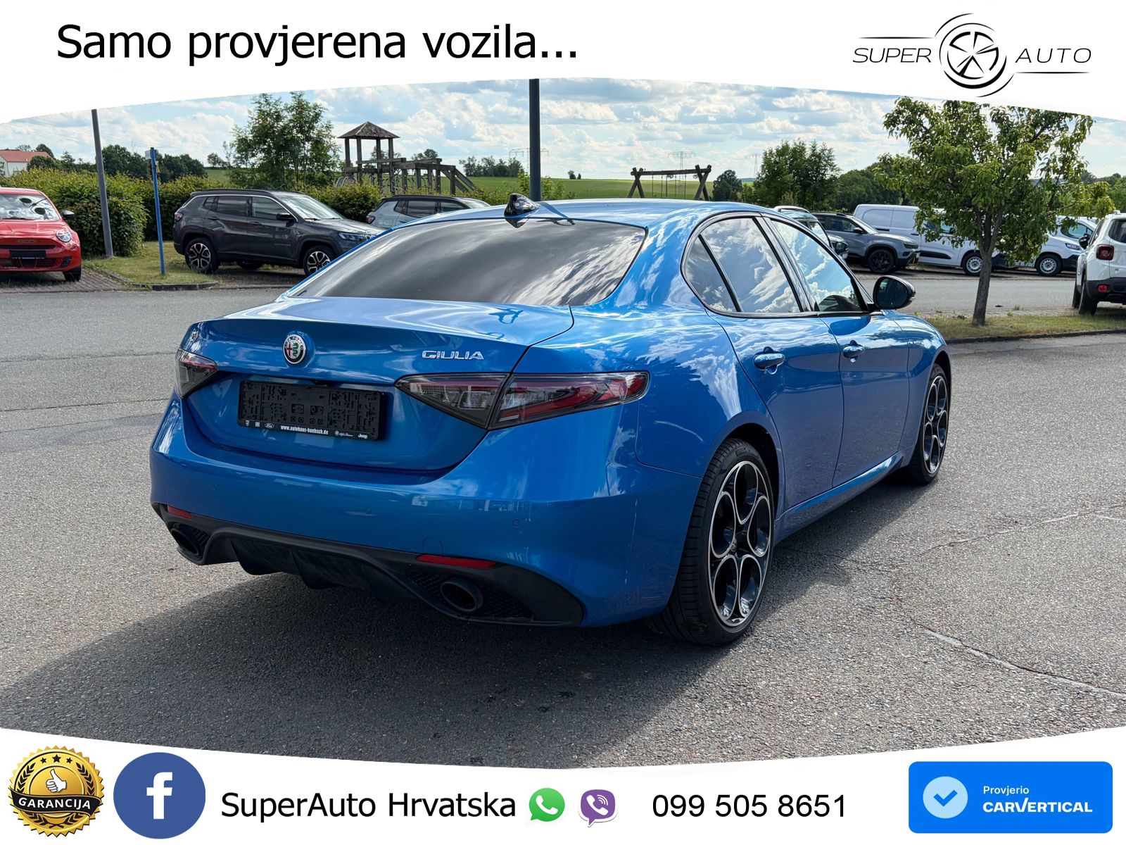 Alfa Romeo Giulia 2.0 Turbo (280 KS) Q4 Automatic LED+GR SJED+ACC