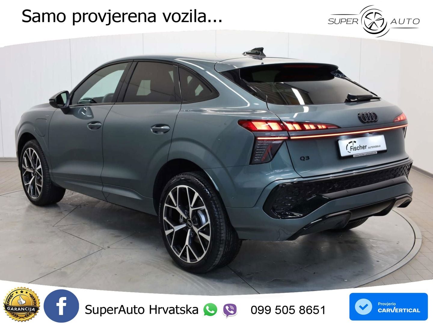 Audi Q3 Sportback 1.5 TFSIe (272 KS) S tronic S line MATRIX+GR SJED+KAM