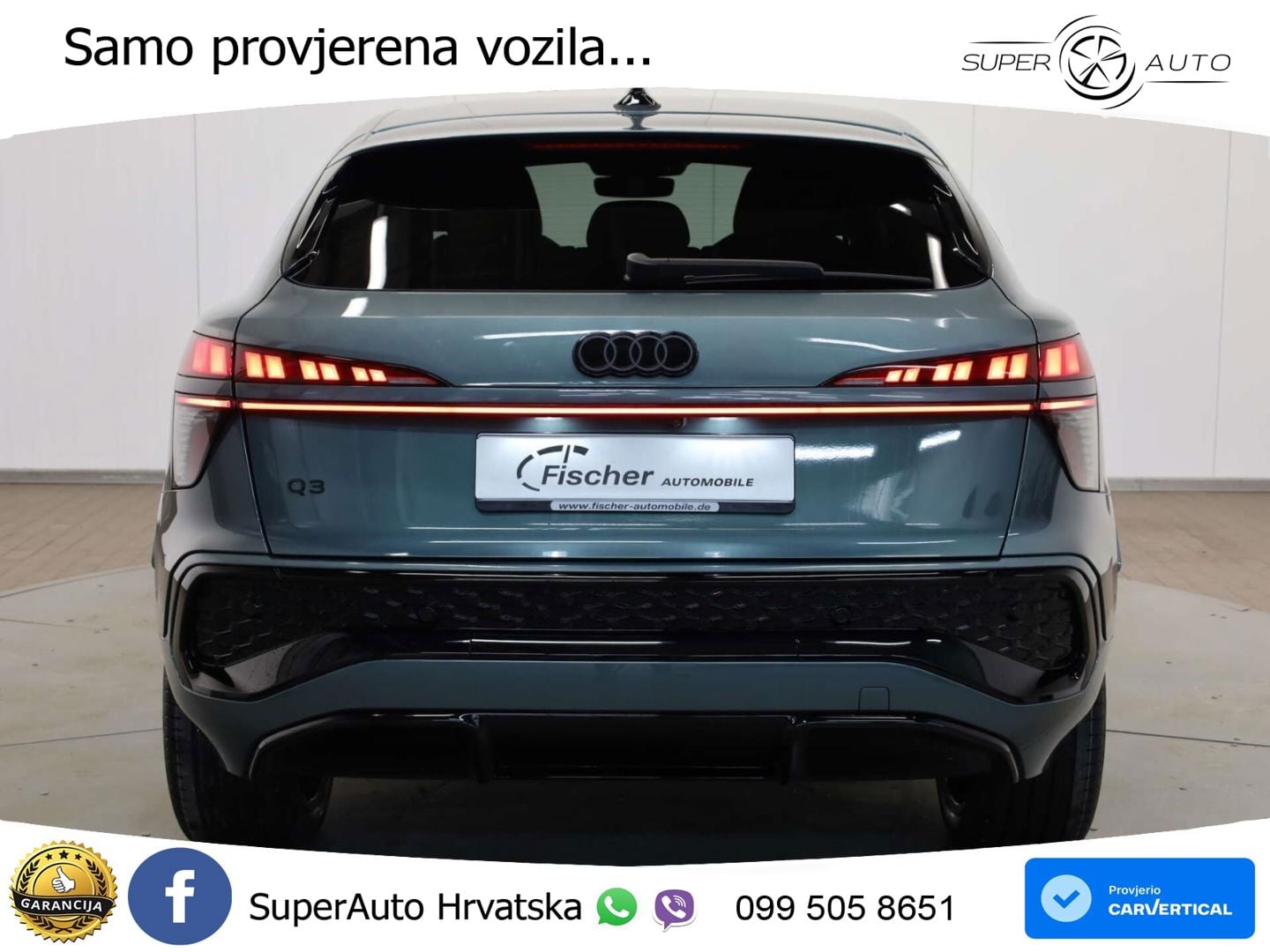 Audi Q3 Sportback 1.5 TFSIe (272 KS) S tronic S line MATRIX+GR SJED+KAM