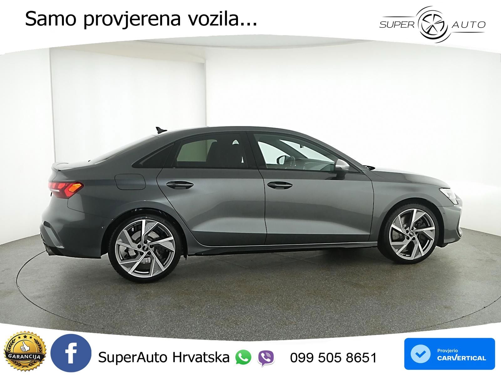 Audi S3 Limuzina 2.0 TFSI (333 KS) quattro S tronic LED+GR SJED+ACC