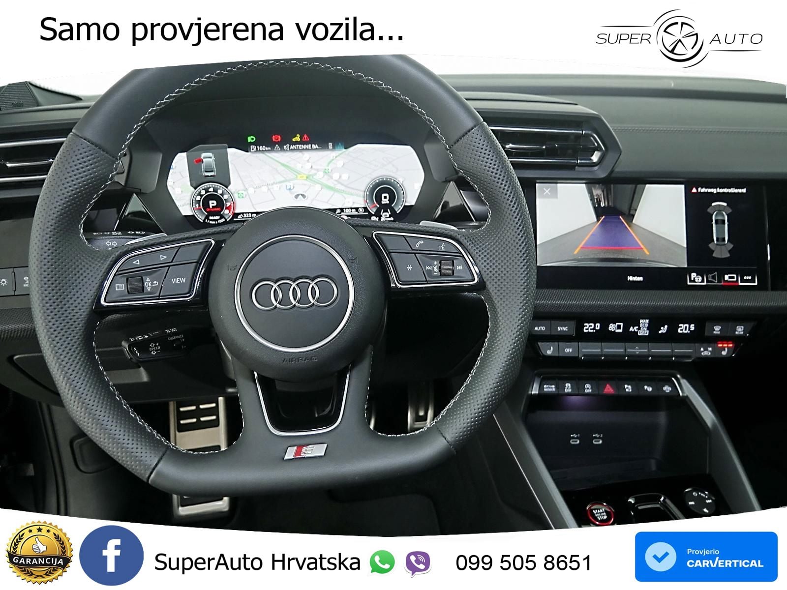 Audi S3 Limuzina 2.0 TFSI (333 KS) quattro S tronic LED+GR SJED+ACC