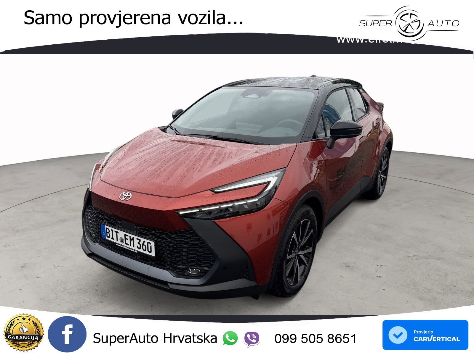 Toyota C-HR 2.0 (223 KS) PHEV e-CVT Teamplayer LED+GR SJED+ACC