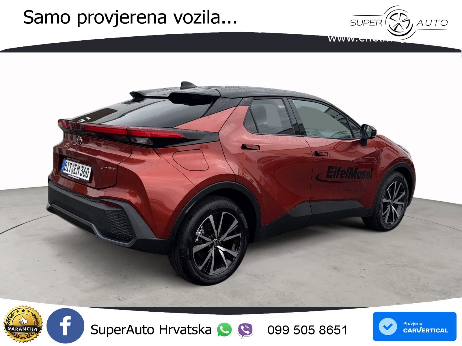 Toyota C-HR 2.0 (223 KS) PHEV e-CVT Teamplayer LED+GR SJED+ACC